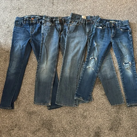 Lot 4 Pairs Size 8 Boys Jeans - Picture 2 of 6